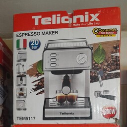 قهوه ساز تلیونیکس اسپرسوساز  telionix تلونیکس لوازم خانگی سرای شما 