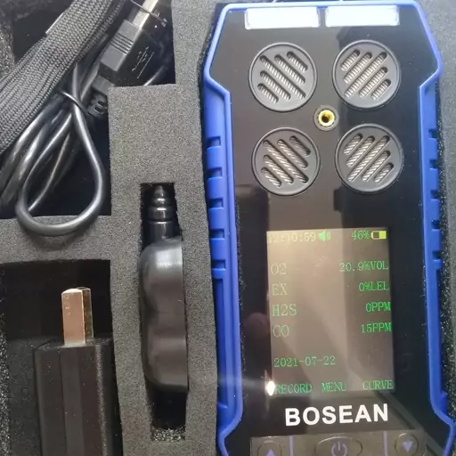 دستگاه گاز سنج محیطی BOSEAN مدل BH-4S چهار سنسوره 