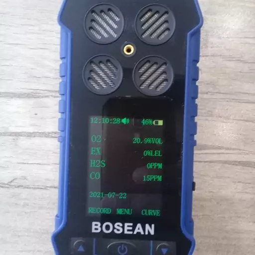 دستگاه گاز سنج محیطی BOSEAN مدل BH-4S چهار سنسوره 