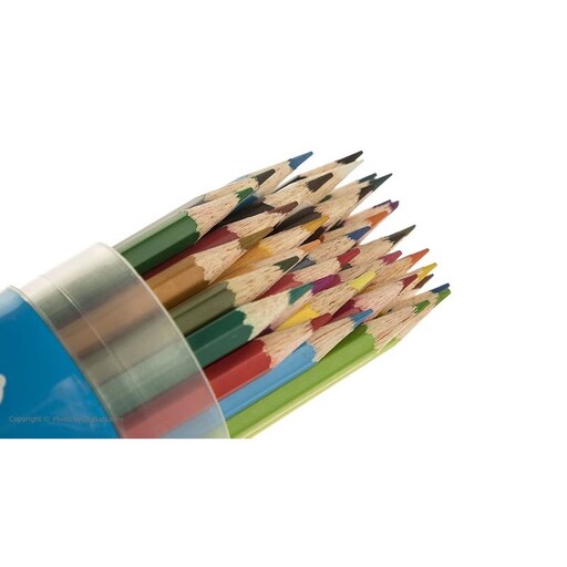 مداد رنگی استوانه ای 36 رنگ آریا