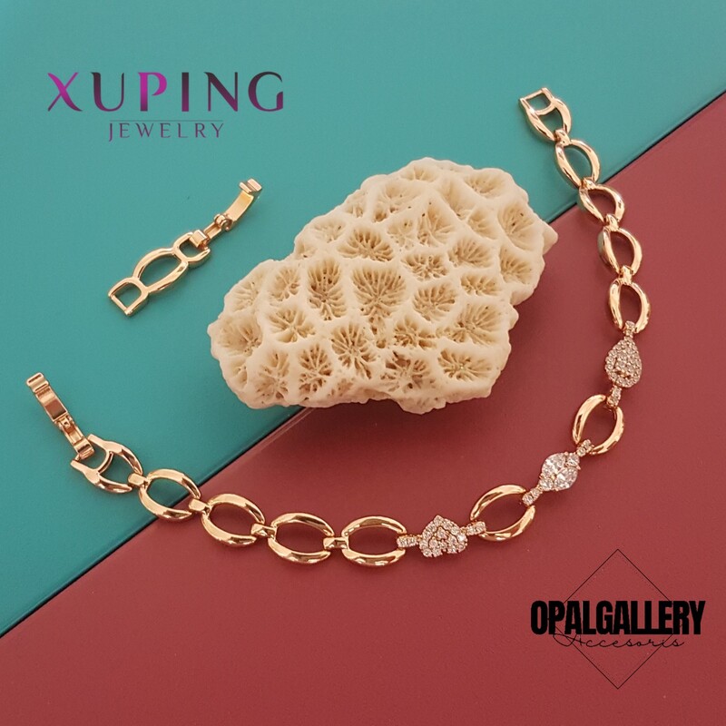 دستبند ژوپینگ جواهری طلایی 3