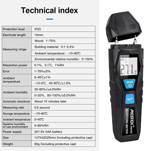 رطوبت سنج چوب مستک مدل WM700