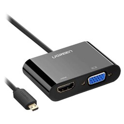 تبدیل MICRO HDMI به HDMI و VGA یوگرین مدل UGREEN MM115 30355