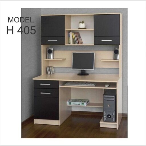 میز تحریر کتابخانه دار مدل H405