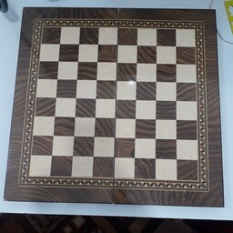 صفحه شطرنج چوبی دو طرفه بدون مهره