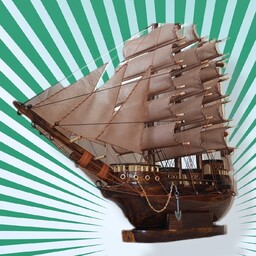 ماکت کشتی چوبی بادبانی