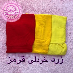 دامن نخی طبقه ای بلند در رنگبندی پالت زرد جذاب زنانه و دخترانه با ارسال رایگان به سراسر کشور