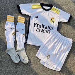 ست لباس بچگانه  رئال مادرید با جوراب