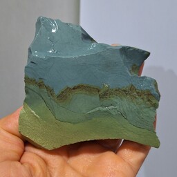 سنگ راف جاسپر منظره بسیار خوش رنگ و خوش طرح صد در صد طبیعی کد 18701