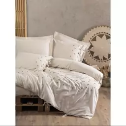 ست ملحفه کاتن باکس مدل Cotton Keten Arie  دو نفره 6 تکه