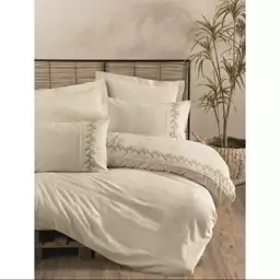 ست ملحفه کاتن باکس مدل Cotton Keten Darian  دو نفره 6 تکه