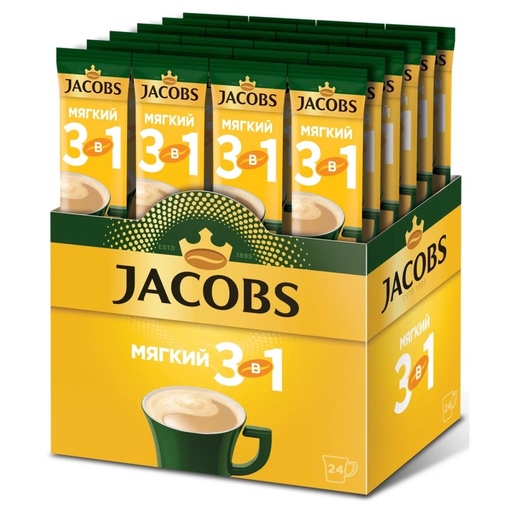 قهوه فوری 3 در 1 لاته جاکوبزjacobs بسته24تایی