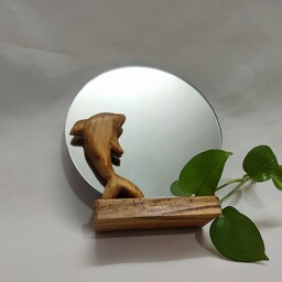 آینه چوبی رومیزی