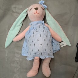 لوازم سیسمونی نوزاد و اسباب بازی کودک عروسک خرگوش آنجل سایز بزرگ