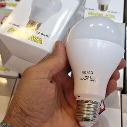 لامپ 12 وات با 12 ماه گارانتی رنگ مهتابی کف قیمت با سرپیچ e27 (کارتن 100 عددی)