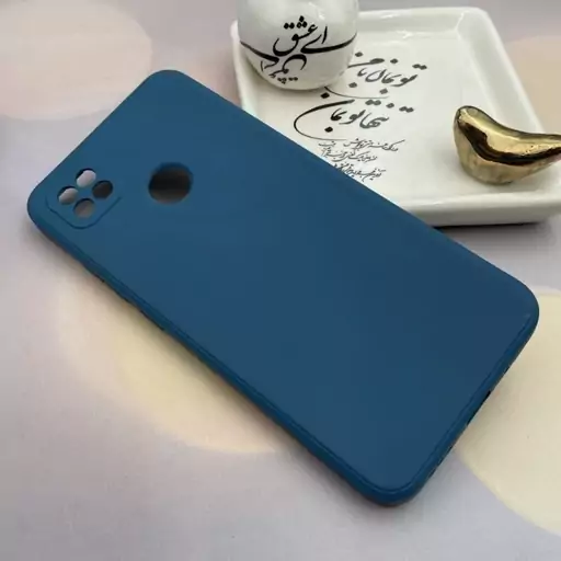 قاب گوشی Redmi 9C - Redmi 10A - Poco C3 شیائومی سیلیکونی TPU محافظ لنز دار سرمه ای کد 88970