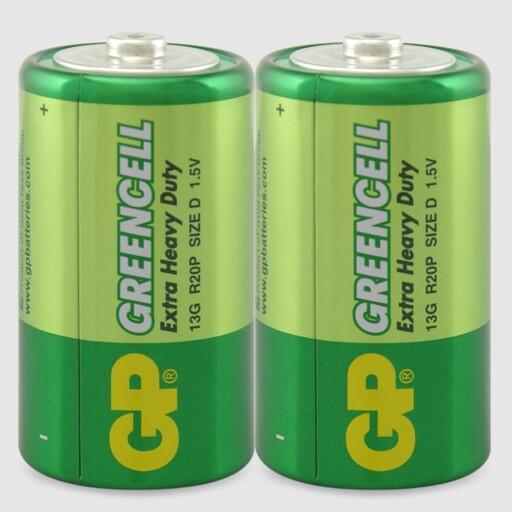 باتری دوتایی جی پیGP گرین سل هوی دیوتی بزرگ D