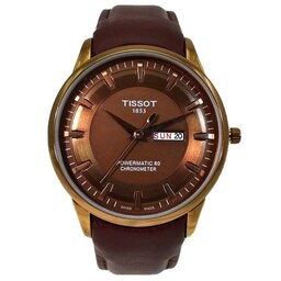 ساعت تیسوت مردانه 2 تقویم TISSOT 1853 TO114GL موتورژاپن رنگ کلا نسکافه ای 