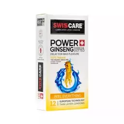 کاندوم سوئیس کر پاور جنسینگ Power Ginseng بسته 12 عددی