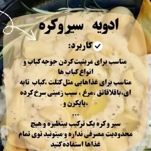 ادویه پودر سیر و کره 100 گرم