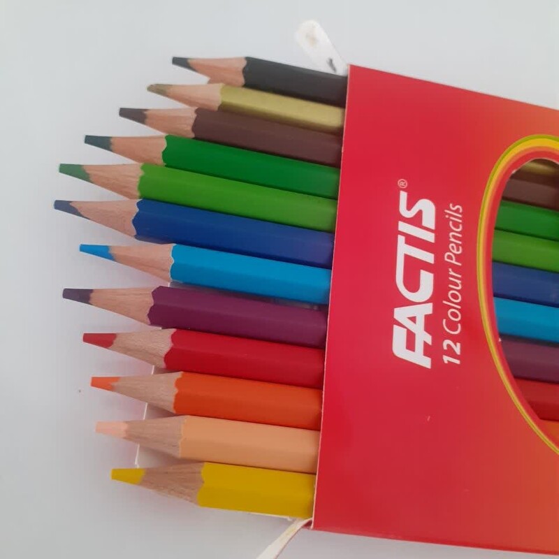 مداد رنگی 12 تایی فتیکس