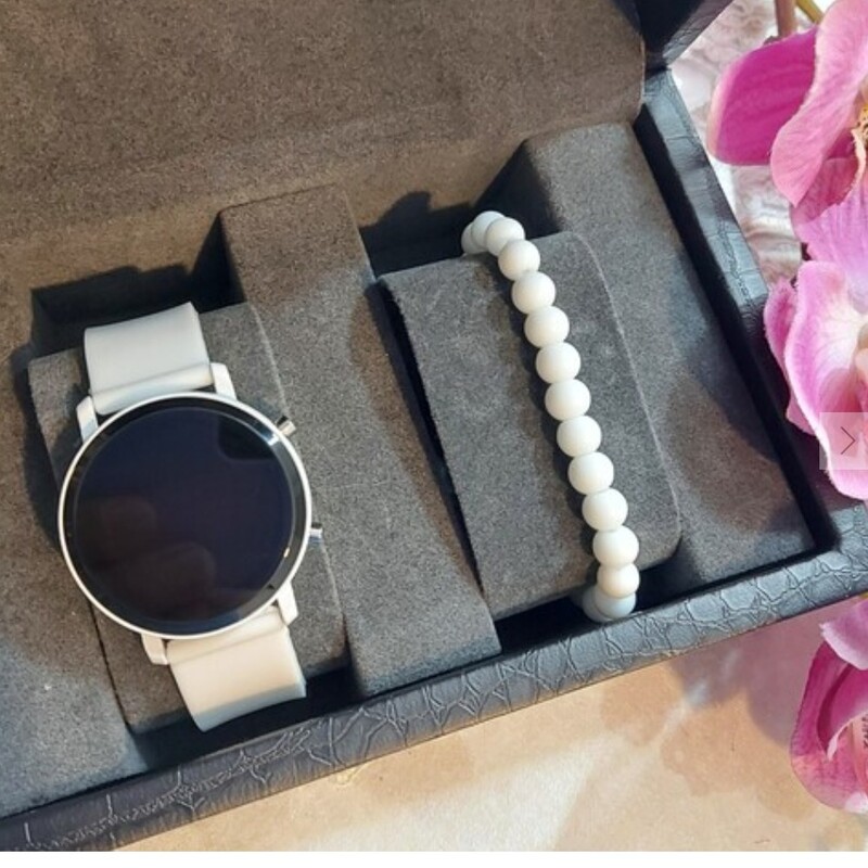 ساعت مچی دیجیتالی اسپرت زنانه مردانه گرد همراه دستبند