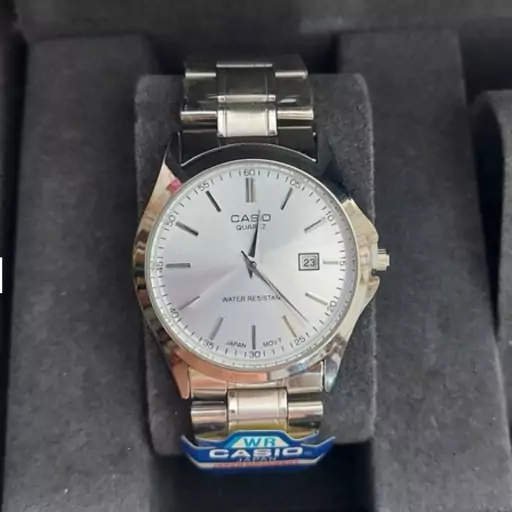 ساعت مچی مردانه کاسیو Casio نقره ای صفحه سفید