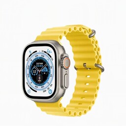 ساعت هوشمند مدل T10 ultra با بند سیلیکونی سبک در دو رنگ مشکی و نارنجی