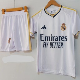 پیراهن شورت باشگاه رئال مادرید (چاپ لیزری)
