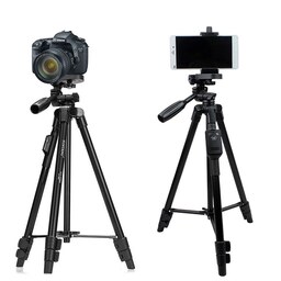 سه پایه حرفه ای موبایل و دوربین YUNTENG مدل VCT-5208 با شاتر  ریموت کنترل