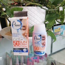 کرم ضد آفتاب بی رنگ پیکسل SPF50 مدل Oily Acne-Prone Skin مناسب پوست های چرب حجم 50 میلی لیتر