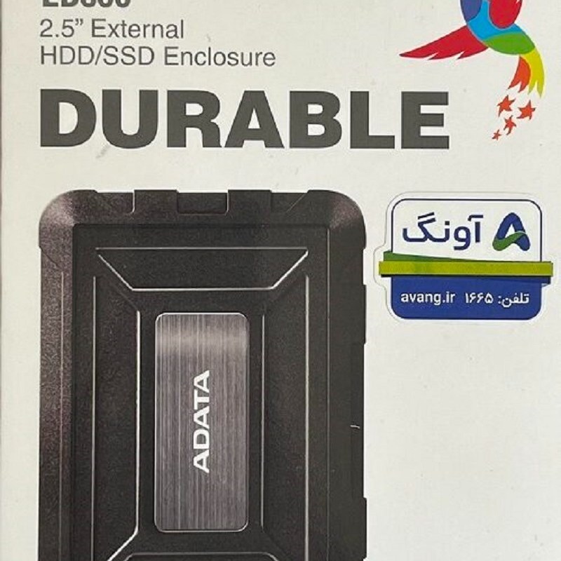 هارد اکسترنال اس اس دی ای دیتا ظرفیت 256 گیگابایت SSD ADATA ED600