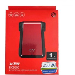 هارد اکسترنال اس اس دی ای دیتا ظرفیت 256 گیگابایت مدل SSD ADATA XPG EX500