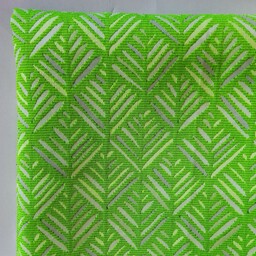 پارچه  ژاکارد سبز رنگ ( متمایل به فسفری ) طرح خوشه گندم بسیار زیبا و شیک 