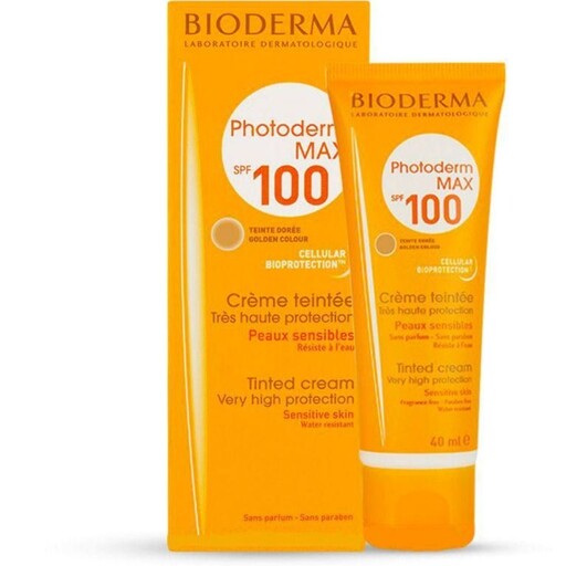 کرم ضد آفتاب بیودرما رنگی ضدآفتاب بایودرما مناسب پوست حساس SPF100 