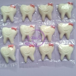 صابون فانتزی طرح دندان طرح دندون . گیفت دندونی . گیفت جشن دندان . مناسب دندانپزشک ها برای هدیه به کودکان