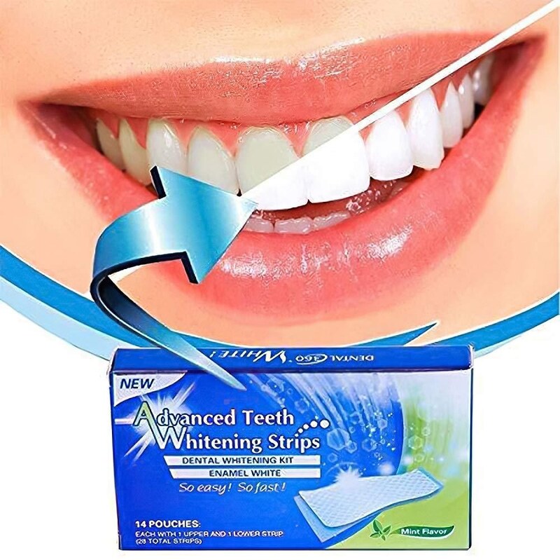 نوار سفید کننده دندان مدل 3D Whitening بسته 14 عددی