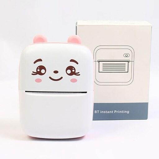 مینی پرینتر حرارتی قابل حمل مدل خرگوشی - Portable MINI PRINTER 