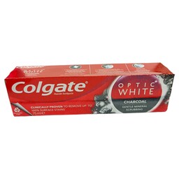 خمیر دندان کلگیت Colgate سری Optic White مدل Charcoal 