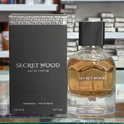 ادو پرفیوم کریشن مردانه  SECRET WOOD حجم 100 میل