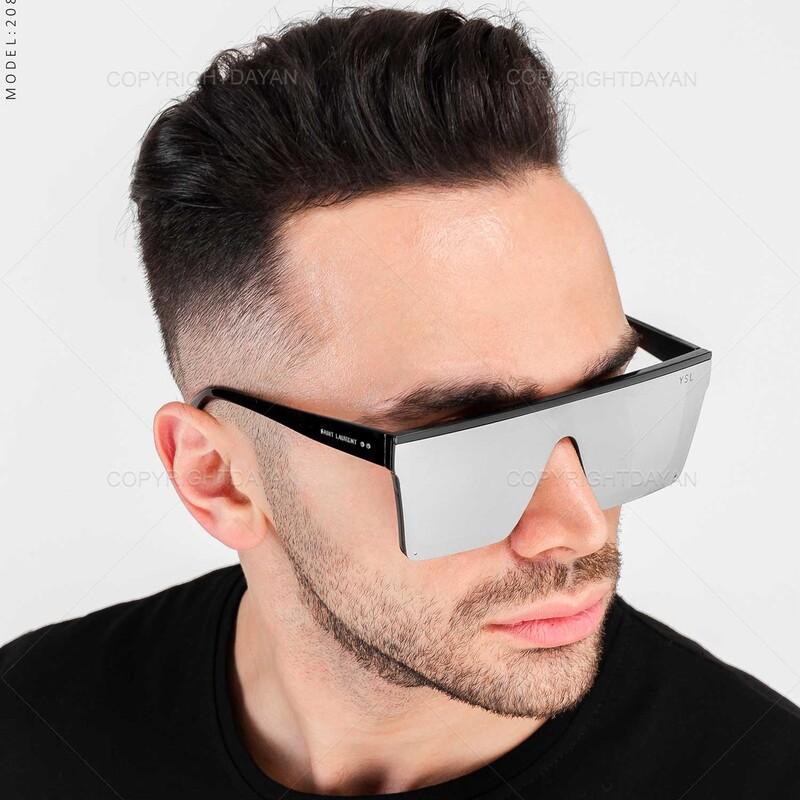 عینک YSl آفتابی مردانه زنانه شیک اصل ارسال رایگان سفید مدل YSl