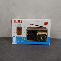 رادیو اسپیکر بلوتوثی 45 hairun
ورودی AUXو USBدارد
ورودی کارت حافظه دارد و دارای چراغ قوه می باشد