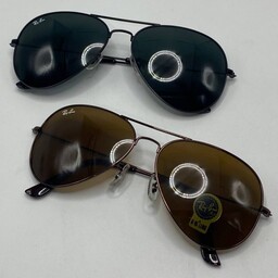 عینک آفتابی ریبن شیشه سنگ  ضد خش و ضد اشعه ویووی 400.عینک پلیس