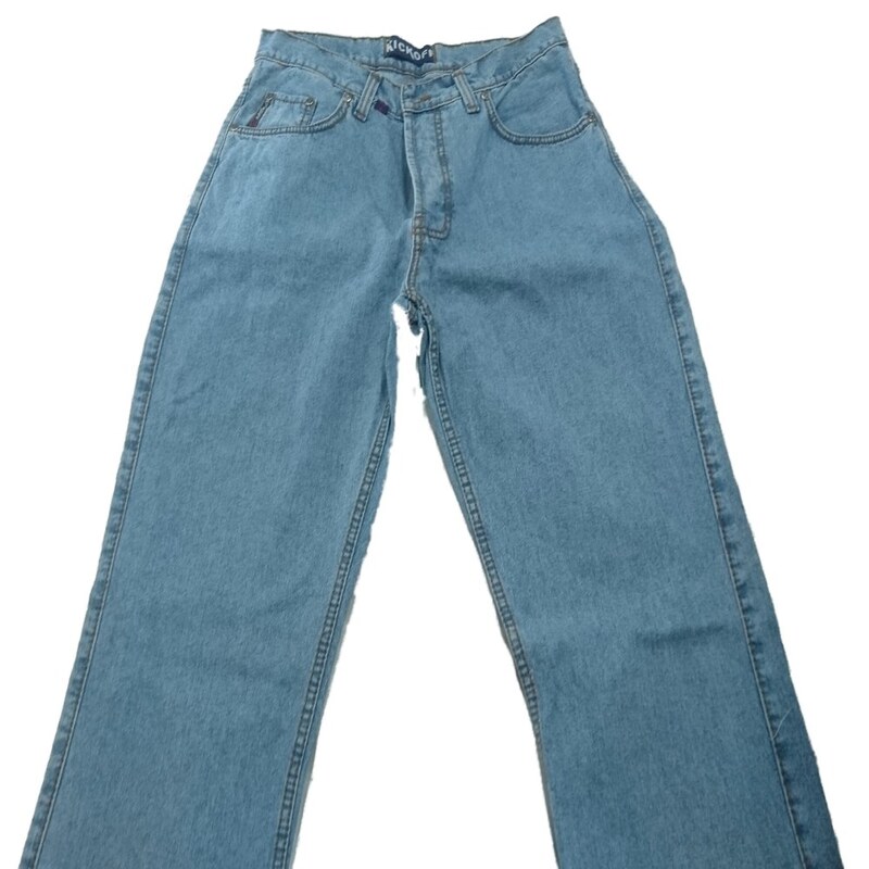 شلوار جین مردانه برند KICKOFF (سایز 32 خارجی معادل 42 ایرانی) (مدل دمپا) (توضیحات دارد)
