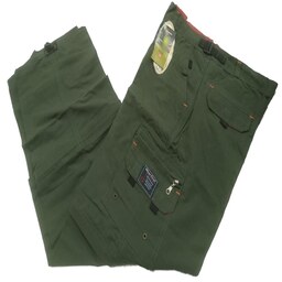 شلوار شش جیب ورزشی (سه حالته) برند Wearfirst (رنگ سبز و طوسی)