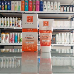 مای ضد آفتاب بی رنگ spf60 حجم 50 میل