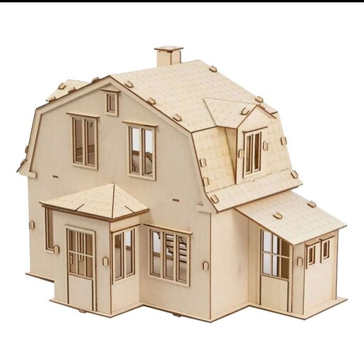 ساختنی مدل ماکت چوبی خانه کدM119