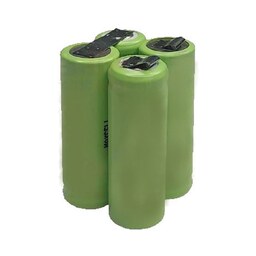 باتری شوکری 4 سلولی 4.8 ولت قابل شارژ AAA-400mAh