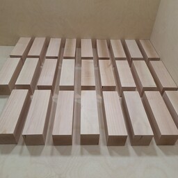 بلوک چوبی گلابی ، 5 در 5 در 17 سانتی متر