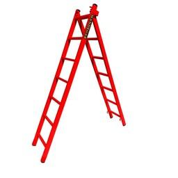 نردبان 14 پله ماندگار مدل پارس